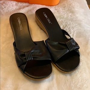 Black sandals - never worn